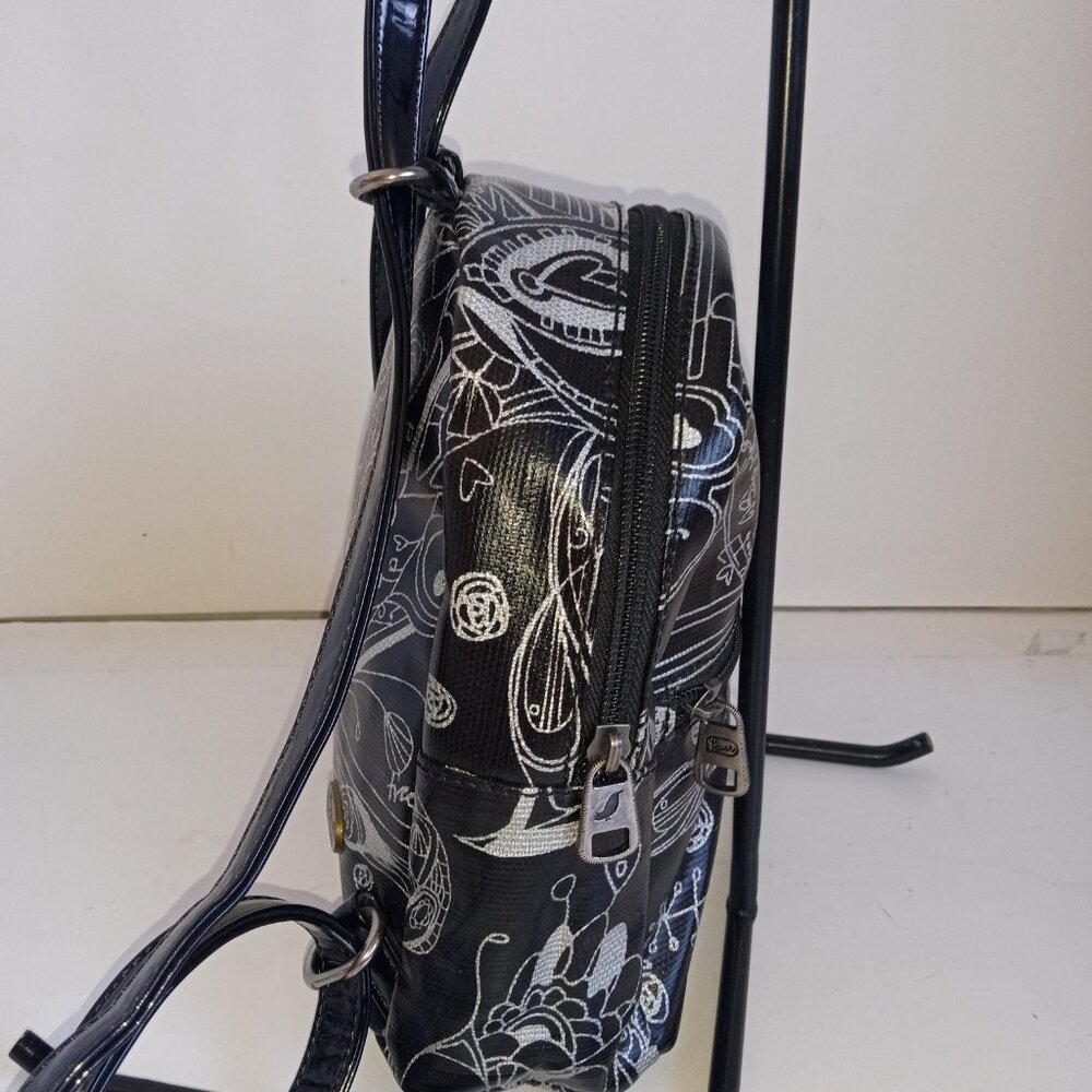 Sakroots Artists Circle Mini Backpack Blk/Gray On… - image 6